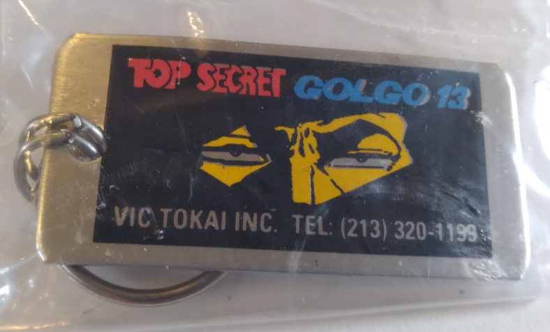NESGamerGirl's tweet image. Super Rare Golgo 13 NES promo 1989 keychain from Vic Tokai
#Golgo13 #Nintendo #VicTokai