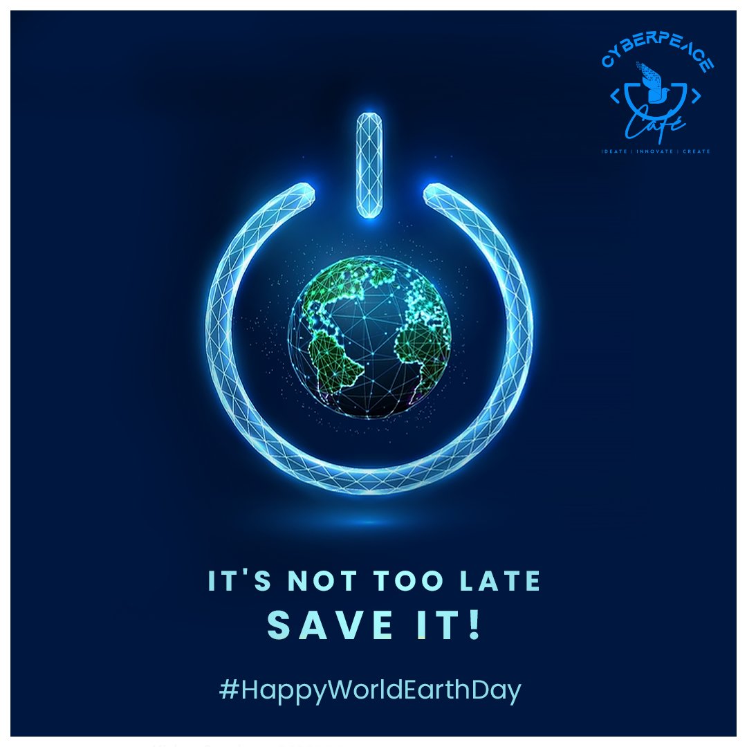 We may be saving the virtual world, but let's not forget the real one!

Happy #WorldEarthDay from CyberPeace Cafe.

Let's keep our planet healthy for epic adventures, both digital and real.
.
.
.
.
.
#CyberPeaceCafe #CyberPeace☮️