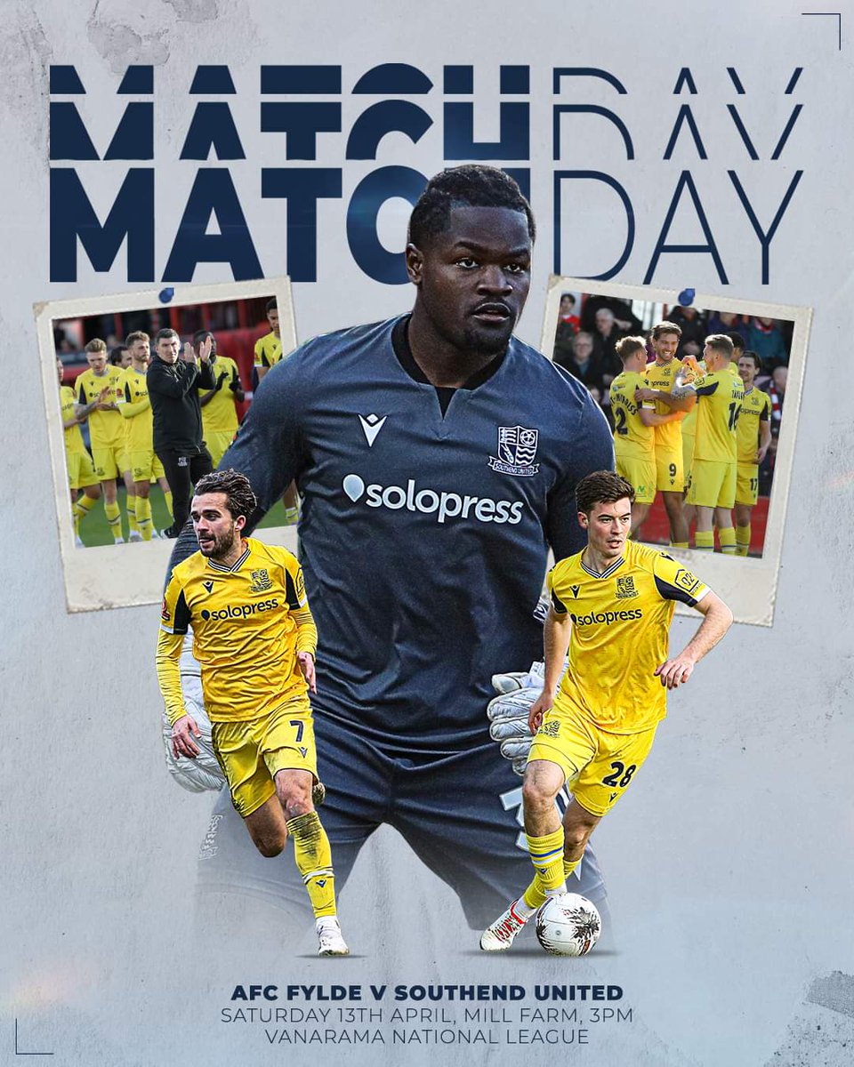 🦐 Best of luck to @SUFCRootsHall today for their penultimate game of the season against @AFCFylde 💙 A huge shout out to the fantastic fans making the long journey north for our first ever away match in Fylde! 🤞Fingers crossed we can keep the incredible unbeaten run going…