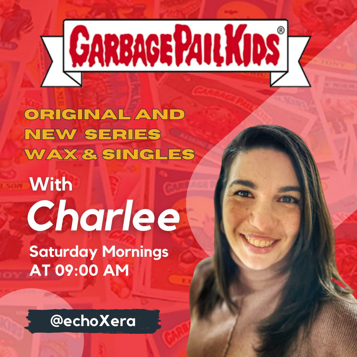 Today is the day! Join me live on @Whatnot beginning at 9am (EST) to get a chance to grab some of the most incredible  #GarbagePailKids available!
