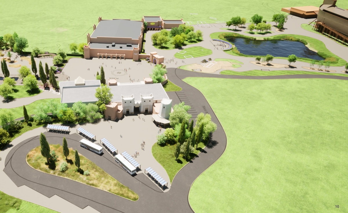 aigkenham's tweet photo. The photos taken at the @ArkEncounter show the progress on the new Welcome Center that will open early 2025 and the Jerusalem building to house a massive indoor model of 1st century Jerusalem that will open 2026.

It always takes a long time for the footings and infrastructure re plumbing, electrical etc., to be completed, but then the buildings go up quite quickly.  Steel arrives in a couple of weeks and if the weather is good we will see rapid progress soon.

Plan you trip to visit the Ark Encounter and @CreationMuseum.  Check out the websites to see the various conferences and other programs throughout the year.