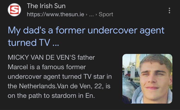 Micky Van De Ven að feta í fótspor pabba sins og vinna undercover fyrir Sádana á St. James Park.