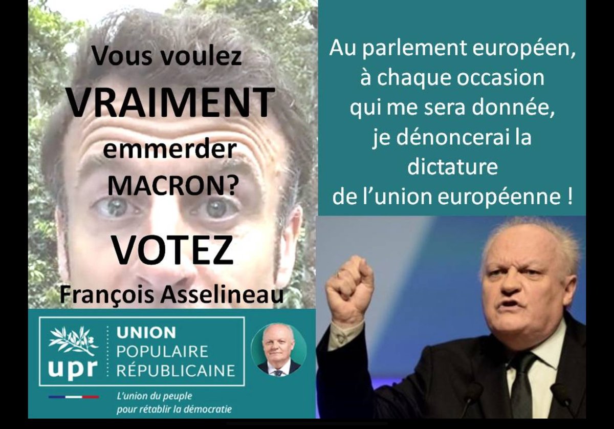 Y’en a ma claque de Mac rond Votons tous pour @f_asselineau le 9Juin🇫🇷 Libérez la France ! Votez Asselineau ! #asselineau #frexit #upr #france youtu.be/SjM46W6RRGg?si… via @YouTube