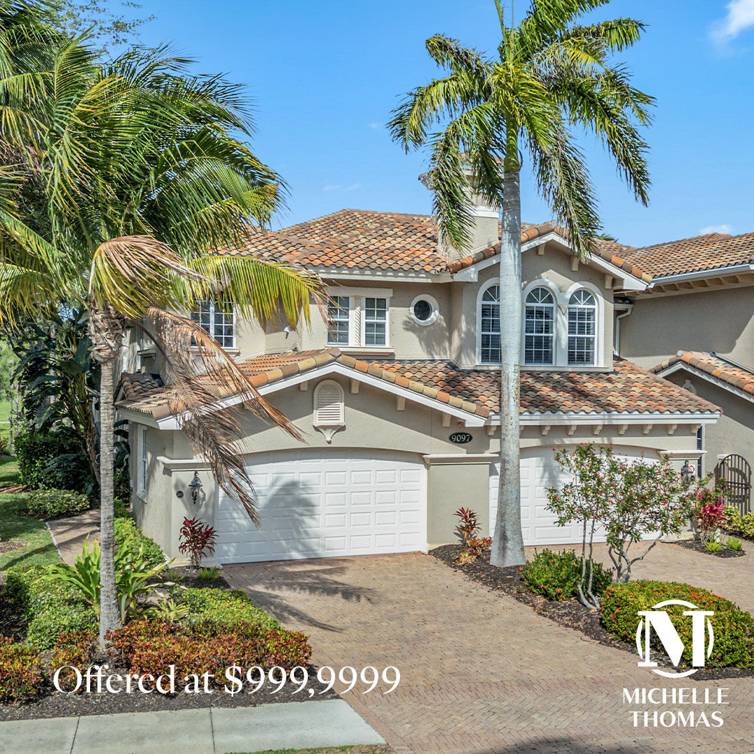 Newly Listed: 

9097 Cherry Oaks Trl #201 #NaplesFL
3 Beds | 3.5 Baths | 3,010 Sq Ft 
Offered at $999,999

Michelle Thomas SWFL Real Estate Agent
239.788.0856
michelle@michellethomasteam.com

#michellethomasteam #sothebysrealty #naplesflorida