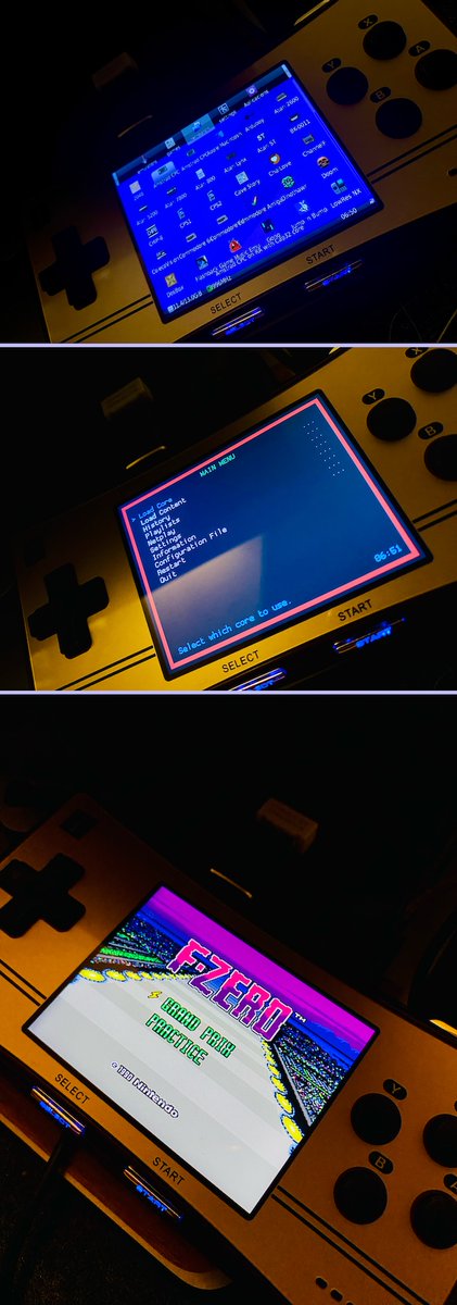 0_game_it's tweet photo. #RG300x
retroarchが無事起動
ただpicoarchのメニューがうまく表示されず・・😅(RG280Vも同じ)
そしてUSB1.1なのでwifi転送速度が遅い・・
windowsでもSDカードを読めるようにするので良いかな
あとはUSB-DACとBT-Audioを実装すれば✨ https://t.co/2CnlQxtJHO