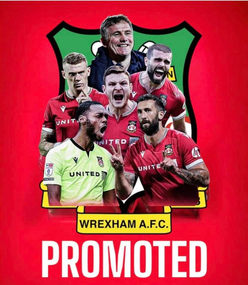 Well done Wrexham ♥️🏴󠁧󠁢󠁷󠁬󠁳󠁿