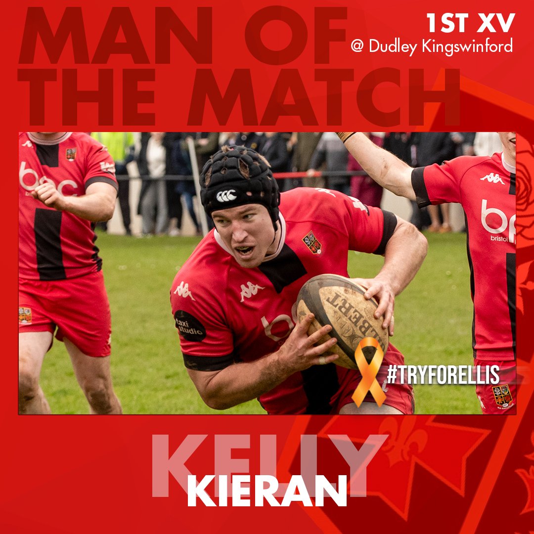 ⬇️ Man Of The Match ⬇️ KK 🤝 Scoring Tries. Well done to Kieran Kelly who has been awarded the man of the match away at Dudley Kingswinford. #UTR @KKelly_14