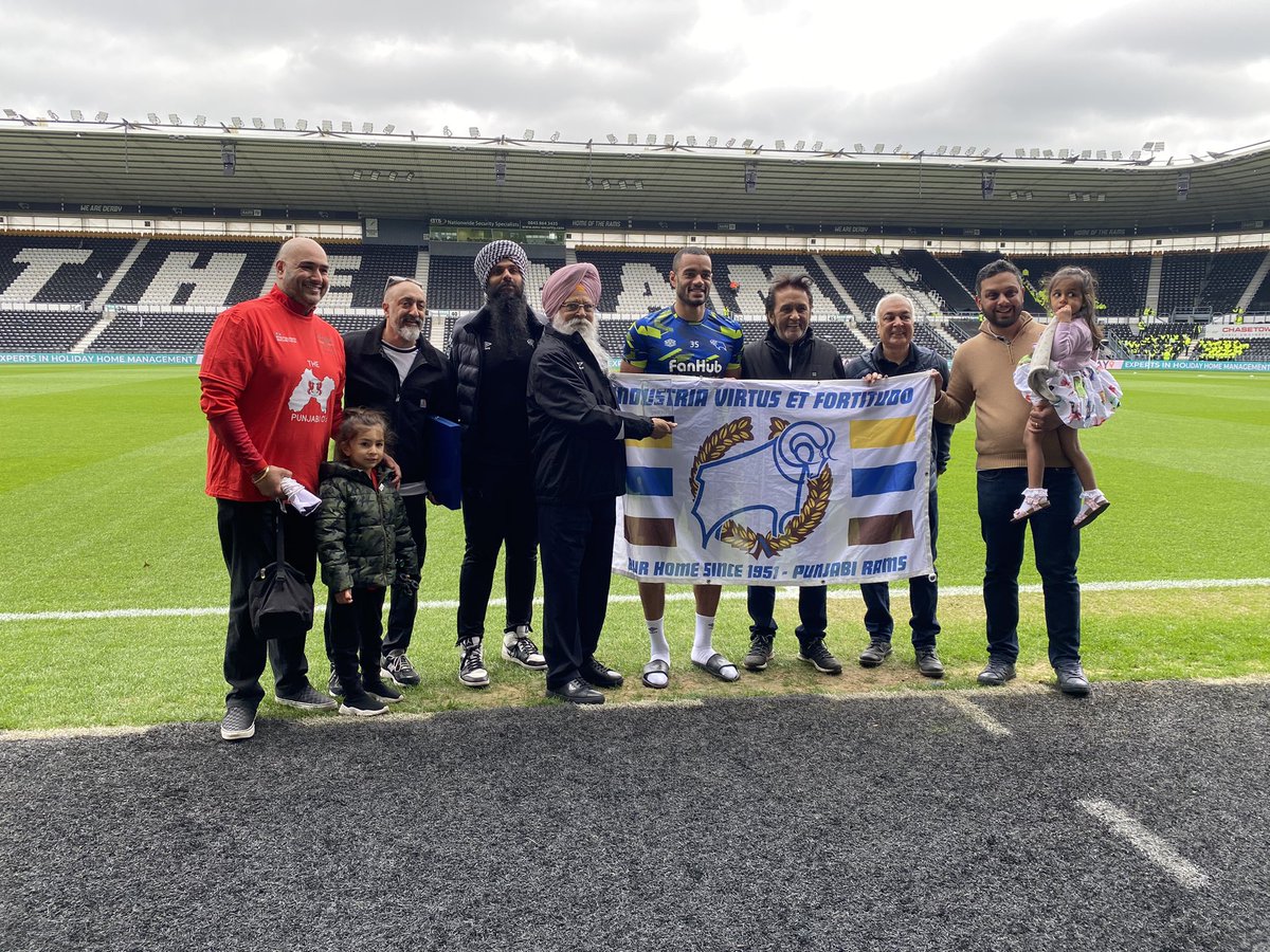 Great result, great atmosphere. Also great to meet @ThePunjabiOs and invite them pitchside for part of our player of the season presentation. Great to see the Fans for Diversity family continue to grow