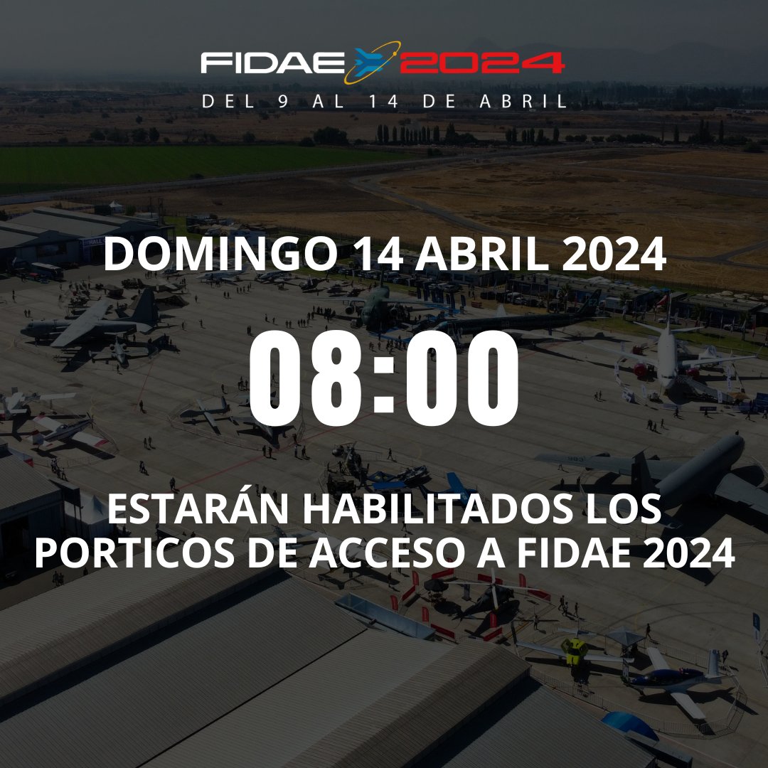 Para garantizar que tu visita a FIDAE sea lo más placentera posible, te recomendamos tomar las previsiones necesarias y llegar con tiempo suficiente. De esta manera, podrás evitar aglomeraciones y disfrutar al máximo de todas las exhibiciones, demostraciones y actividades que…