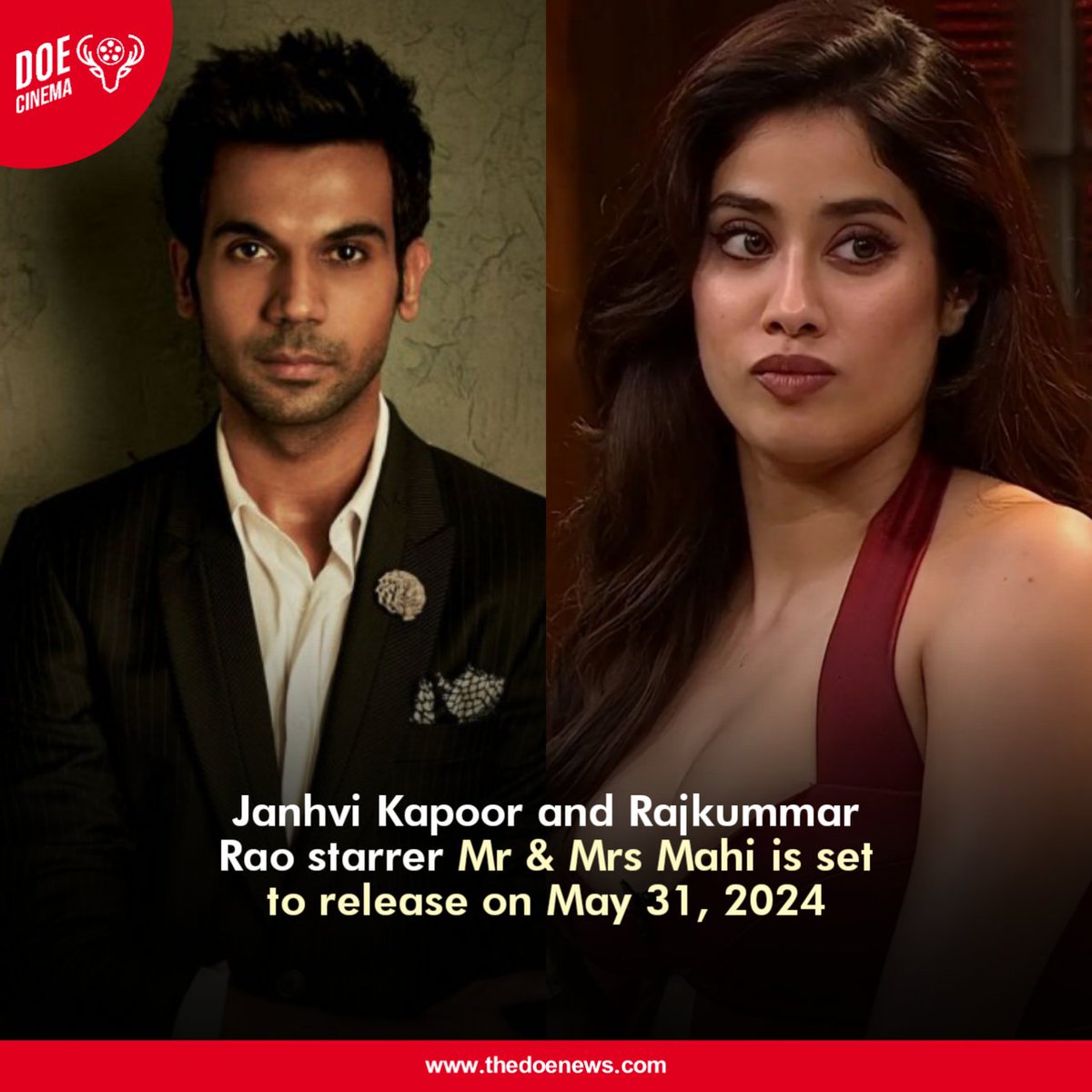 #JanhviKapoor #RajkummarRao #mrandmsmahi