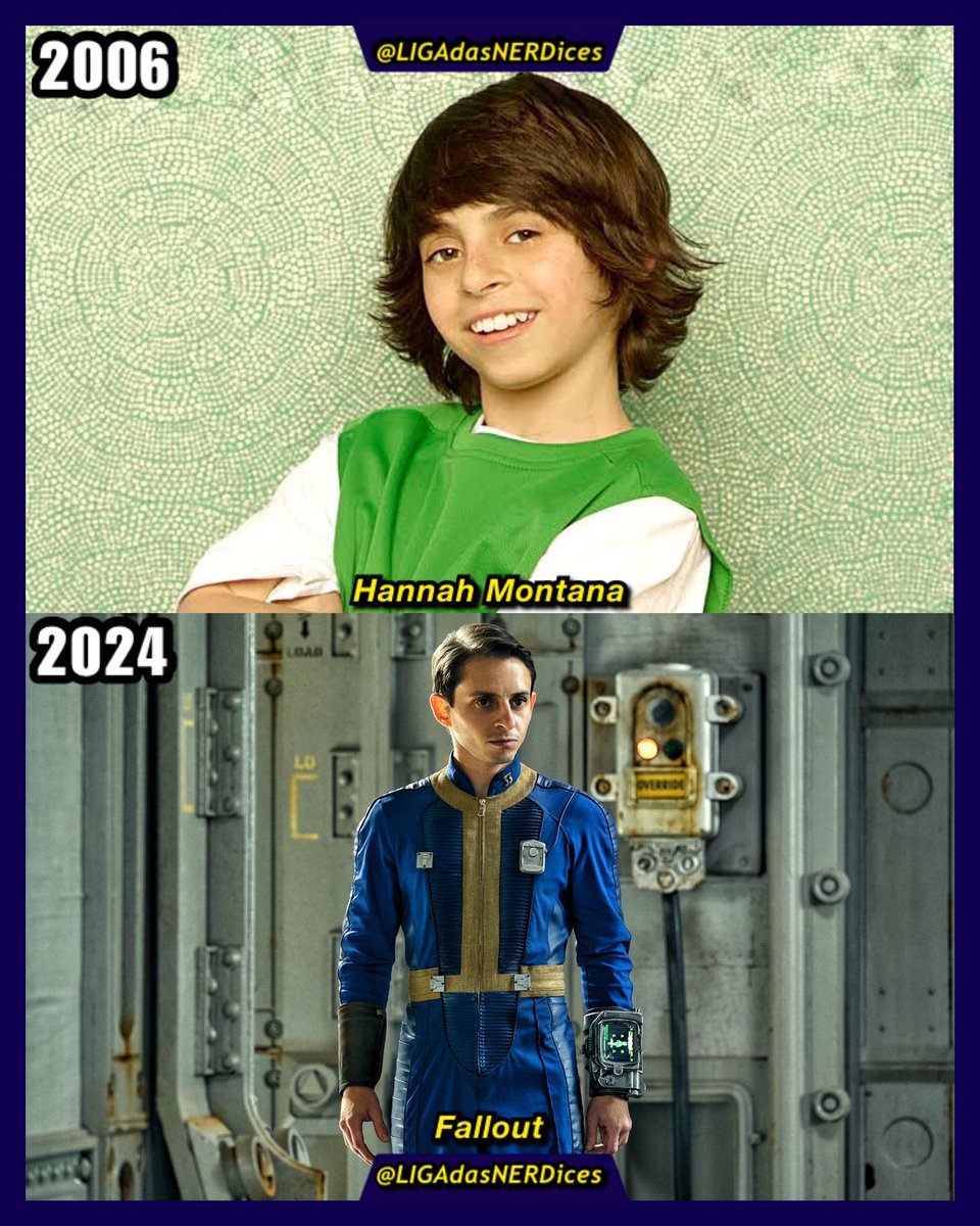 LIGAdasNERDices's tweet image. #MoisesArias

- #HannahMontana (2006-2010) 
- #Fallout (2024)