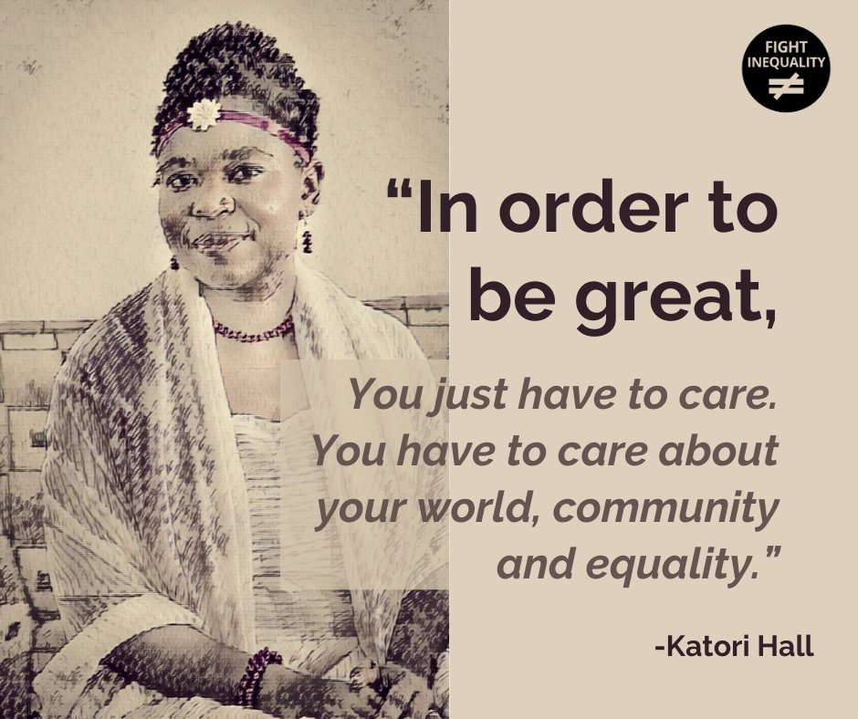 Greatness begins with care: for our world, our community, and the pursuit of equality. 🌍💙 #equality #fightinequality #humanity