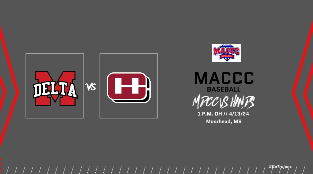 MDCC Baseball (@trojanbb) on Twitter photo GAMEDAY in the Delta!
๐ <a href="/HindsCC_BB/">Hinds CC Baseball</a>
๐๏ธ 4/13/14
๐ Moorhead, MS
๐๏ธ Jimmy Bellipanni Baseball Complex
๐ฅ youtube.com/c/mdcctrojans GAMEDAY in the Delta!
๐ <a href="/HindsCC_BB/">Hinds CC Baseball</a>
๐๏ธ 4/13/14
๐ Moorhead, MS
๐๏ธ Jimmy Bellipanni Baseball Complex
๐ฅ youtube.com/c/mdcctrojans