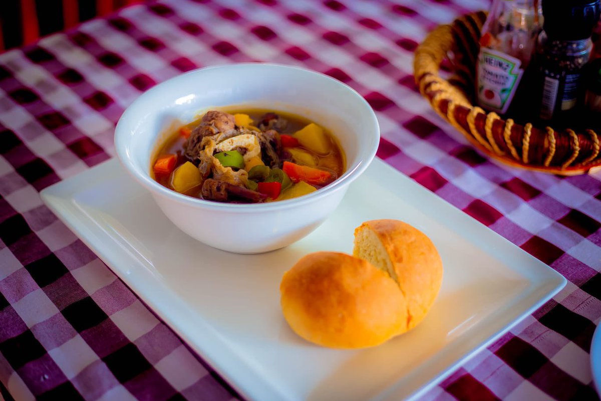 Soup’s On! Chase the Kisumu cold away with a bowl of Ossobuco soup at Melvic Hotel. Rich, delicious, and served hot daily! #Kisumu #Hotel #Food #TembeaKisumu