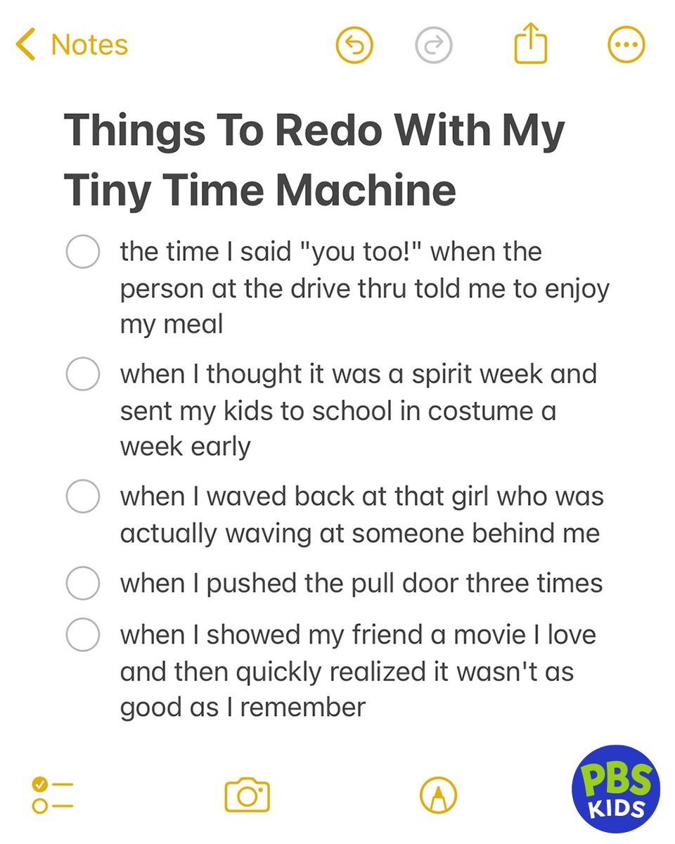 I’d leave my house 10 seconds earlier so I wouldn’t have missed the bus! What would you redo with the help of #TinyTimeTravel?