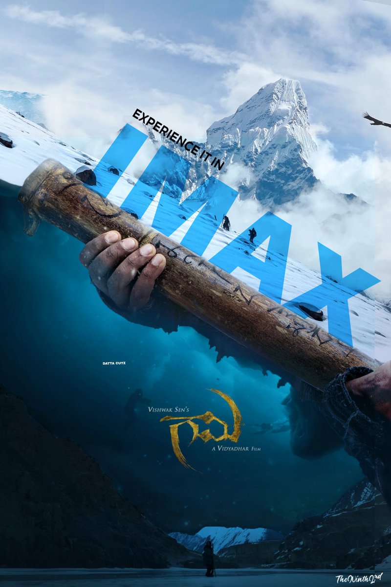 #Gaami ft IMAX poster 
Tried my best glad u guys like it