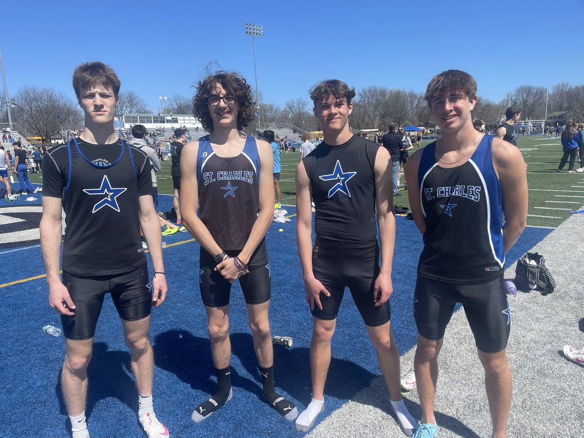 🥇🥇Hurdle Shuttle Relay Champs Jack Shannon, Brain Boscaljon, Noah Wagner, Austin Fraser🥇🥇