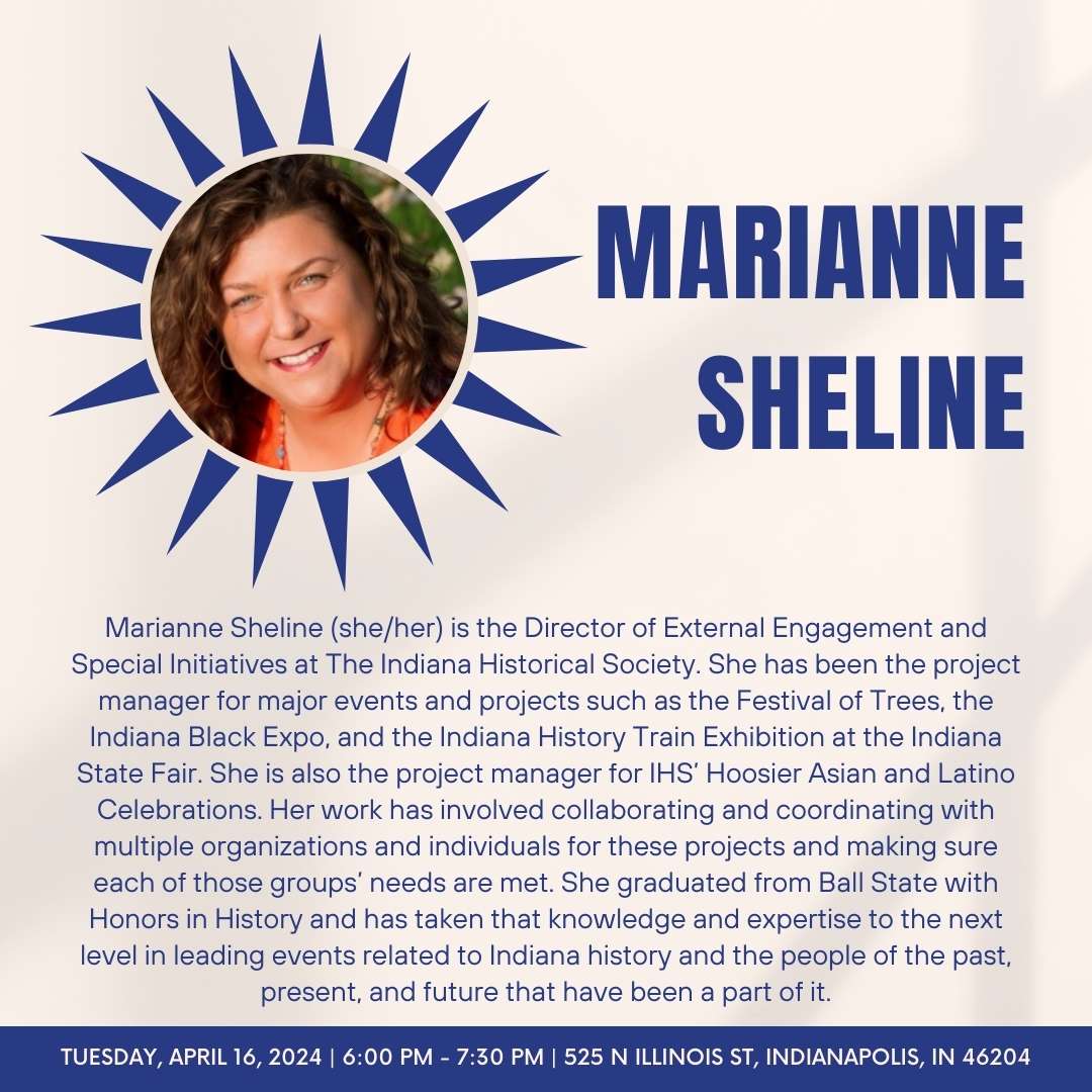 Marianne  Sheline is our next wonderful panelist for the Representation Reimagined  event hosted by our graduate students on April 16th!

To hear  from Marianne Sheline or any of our other panelists, register here:  …gined-museum-dialogues.eventbrite.com
