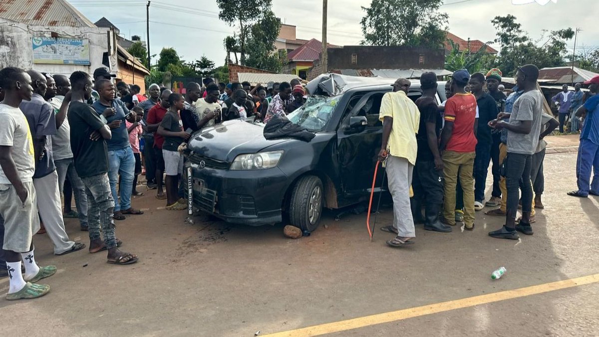 UPDATE: Fatal road accident claims lives of 4 Buganda Royal Institute students on route to beach party. Courtesy Photos #CroozeFMNews