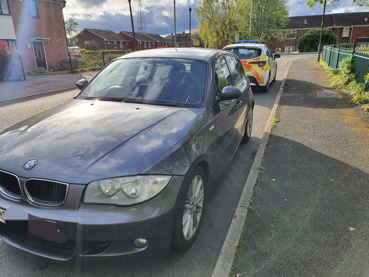 On patrol we have stopped this car due manner of driving. Checks revealed that the driver held only a provisional licence, was not supervised and had no insurance. We have seized the car under the road traffic act and reported the driver to court. #DYcrimeteam