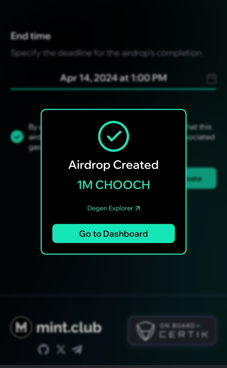 dechoochone's tweet photo. 1 million up for grabs who will be the 10 to claim the share of this 1 million 100 k $Chooch https://t.co/SAyPB8bZm7 https://t.co/FeqHbpd083