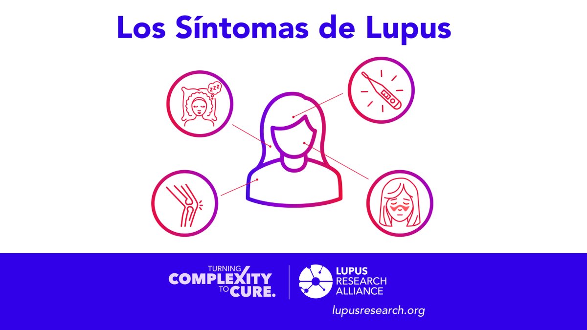 El lupus es una enfermedad autoinmunitaria crónica y compleja. Los síntomas más comunes son cansancio extremo, erupción malar, inflamación de las articulaciones y fiebre sin causa aparente. Obtenga más información: bit.ly/lupusespanol #LupusEnEspañol