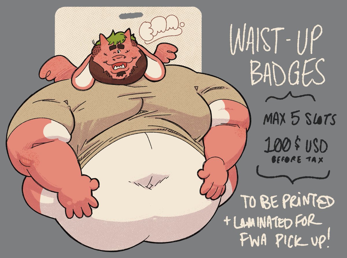 Opening 5 slots for a waist up badge! NOT FIRST COME FIRST SERVE. i'll pick 5 slots tomorrow, 4/14 after 6pm EST. forms.gle/bKbuKa4RFk1xi4…