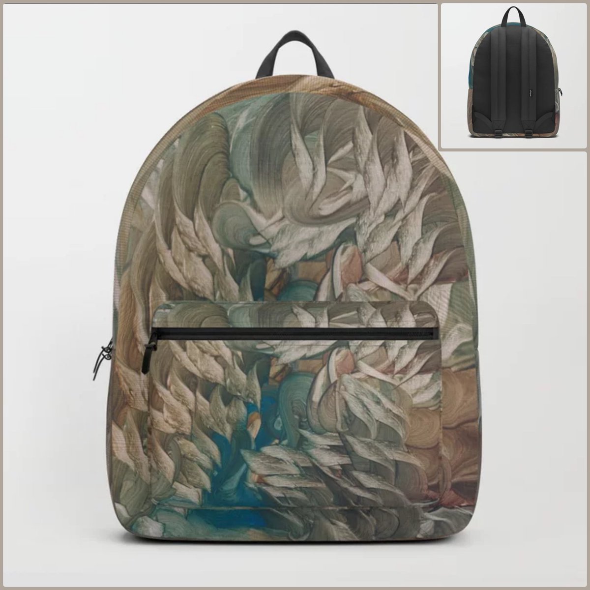 Mellona Backpack ~by Art Falaxy~
~Art of Unique!~ #artfalaxy #art #totes #bags #fashion #society6 #Society6max #trendy #accessories #swirls #modern #duffel #backpacks #fannypacks #pouches #blue #gray #brown #beige #offwhite

society6.com/product/mellon…