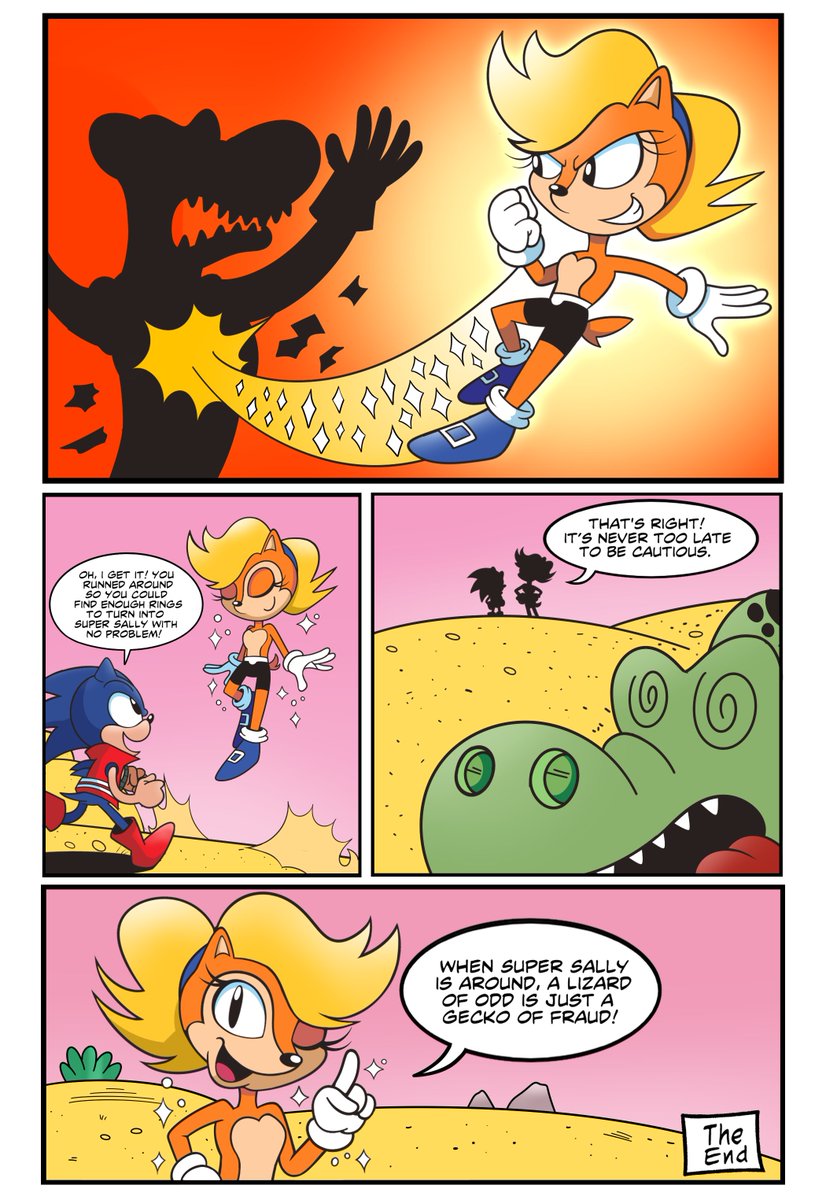 KitareArtist's tweet photo. 🌟 Freedom Swap AU Comic:
Sally the Chipmunk - "The Spectacular Super Sally!"
#FreedomSwap #SonicTheHedgehog #RoleSwap #SonicAU #SallyAcorn #ArchieSonic https://t.co/llCO2ttLu3