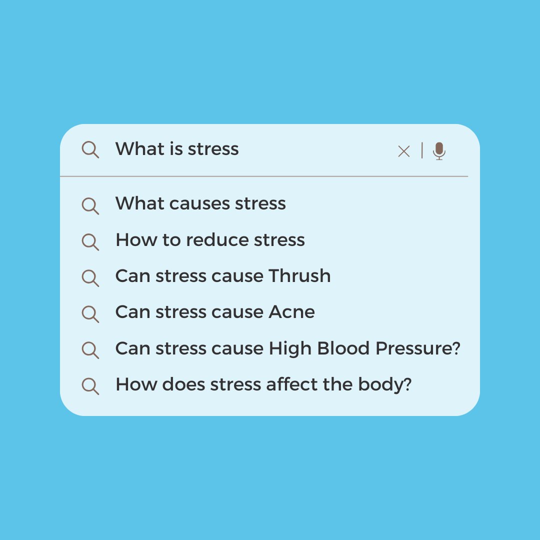 Can stress cause thrush? What causes stress? Can stress cause high blood pressure? Can stress cause acne? 🤨 We have answered the most Googled questions about stress and ways to cope ✨ Read more here: spr.ly/6000wjbhC #BootsUK #Stress