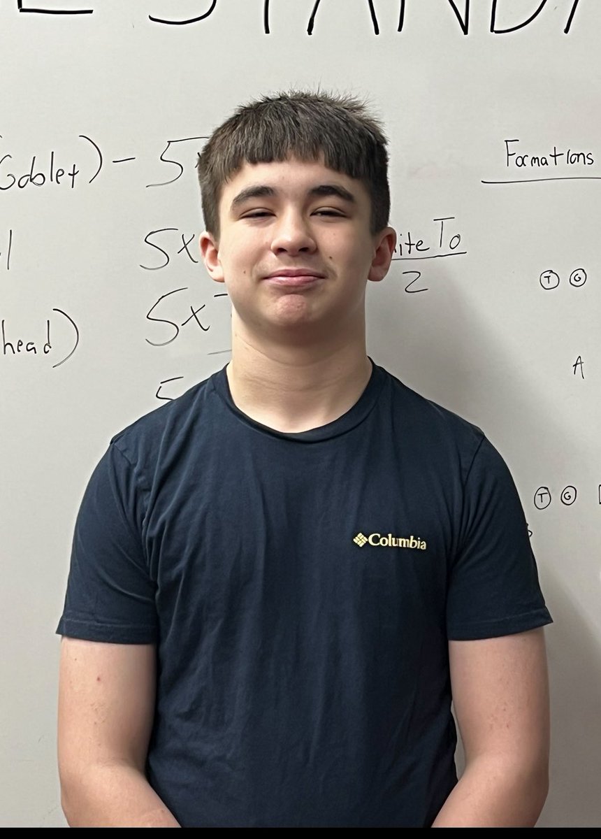 coachshiff's tweet photo. This week’s “Iron Cardinal of the Week” is Beau Lyons! 💪🏻💪🏻💪🏻
#BeTheStandard https://t.co/wxBQTSUjVI