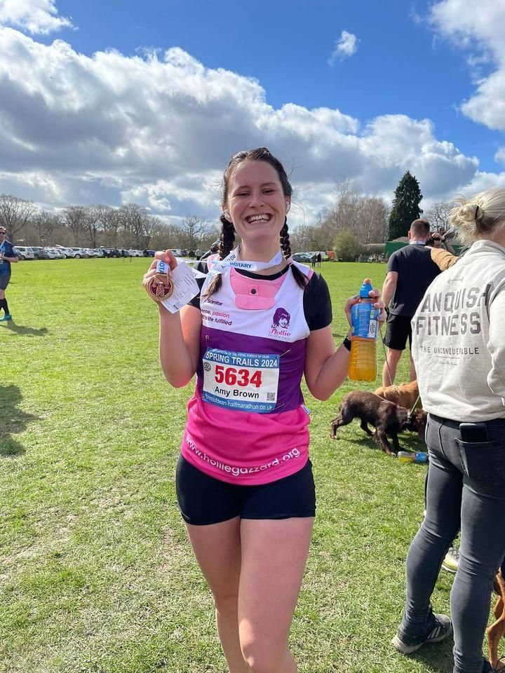 💜 We'd like to say a MASSIVE THANK YOU to Amy Brown who is running 10 races in 2024 for our 10th Anniversary! She has already completed the Forest Spring Half Marathon and Gloucester Half Marathon - with more to come! 👟👟 Visit Amy's fundraising page: buff.ly/3JhKqMi