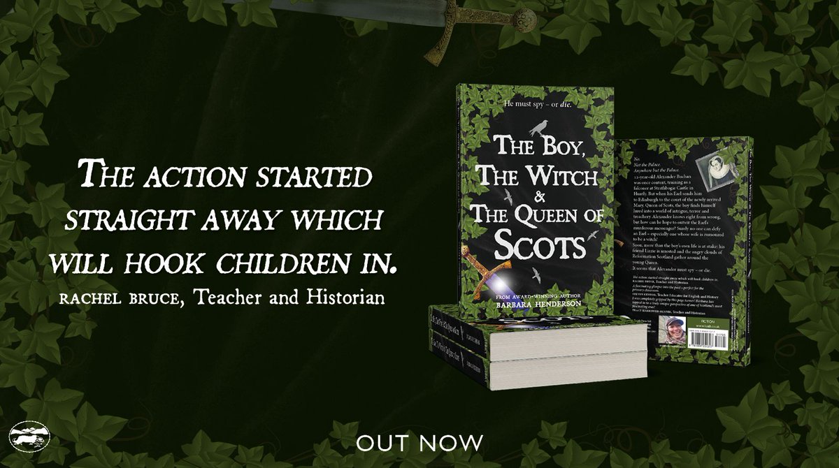 Step into a world of intrigue, terror, and treachery with 'The Boy, the Witch & the Queen of Scots' by @scattyscribbler Follow 12-year-old Alexander Buchan as he navigates the dangerous court of Mary, Queen of Scots. #childrensbook #historicalfiction #middlegradefiction