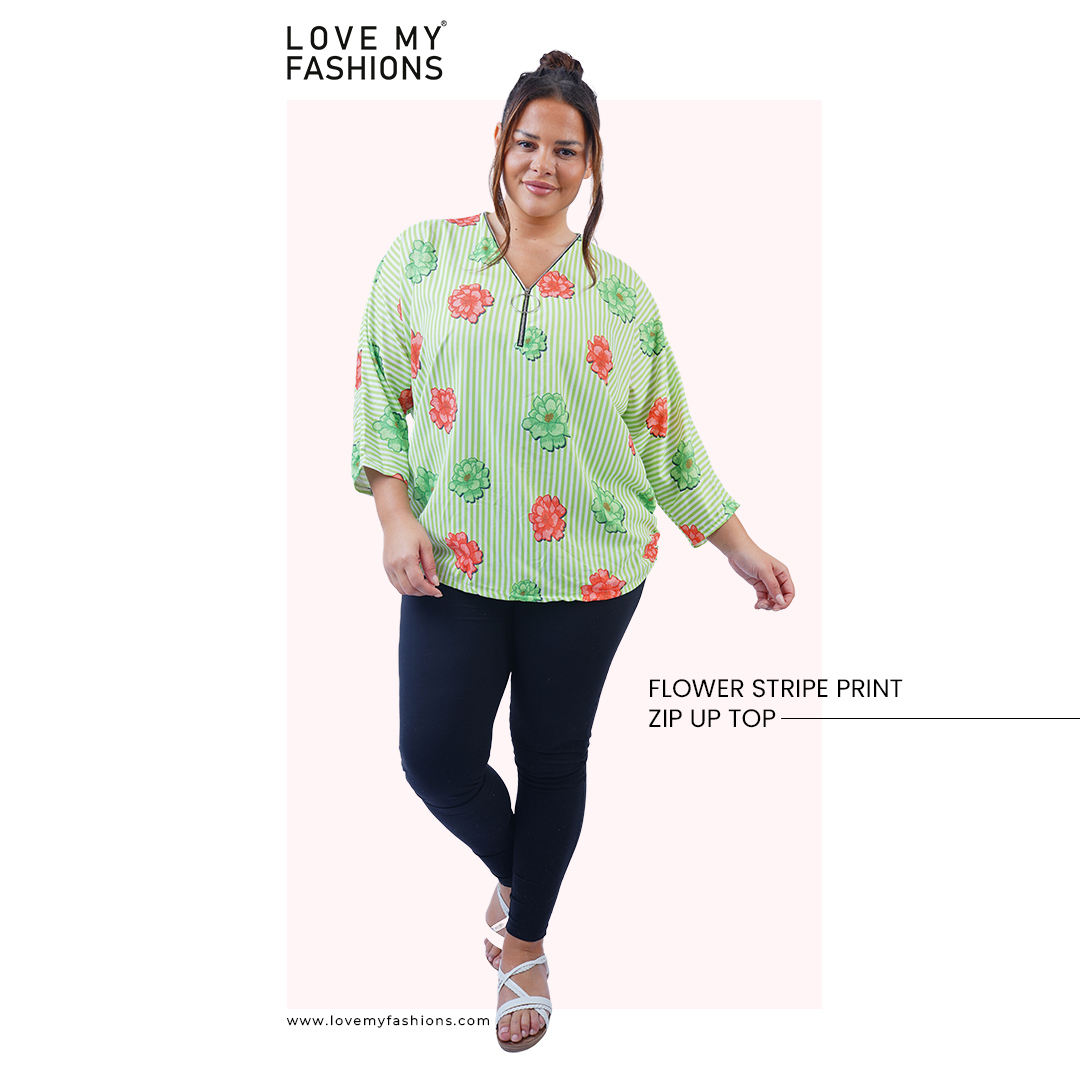 Step into spring with our Flower Stripe Print Zip-Up Top! Effortlessly chic and oh-so-comfortable, it's the perfect addition to your wardrobe. Get yours today!

Shop Now: rb.gy/938mda

#top #stripeprint #womenstop #londonfashion #clothingline #london #Lovemyfashions