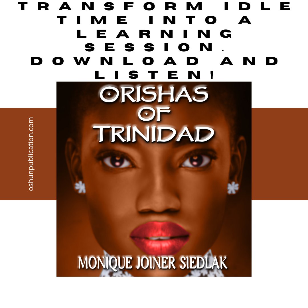 🦜 Travel to Trinidad with the Orishas. Get your FREE audiobook on Audible and explore African spirituality! #OrishasOfTrinidad 🌈 oshunpublications.com/ACX_Orishas_of…