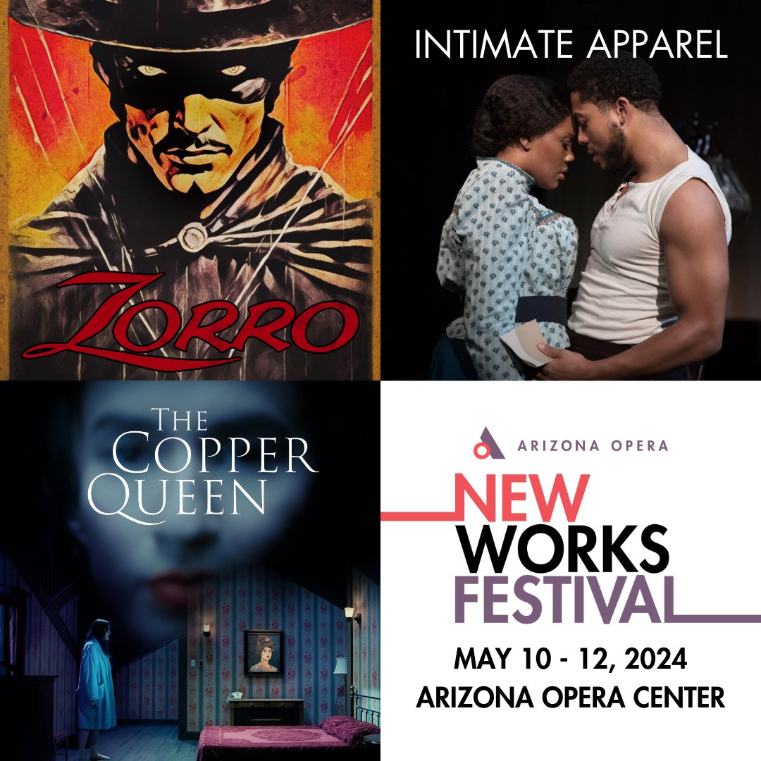 From our friends at @azopera: Join Arizona Opera May 10–12 for their New Works Festival—a vibrant, immersive experience highlighting selections from operas that are new to the canon. Purchase your day pass here: bit.ly/3vw1Txk