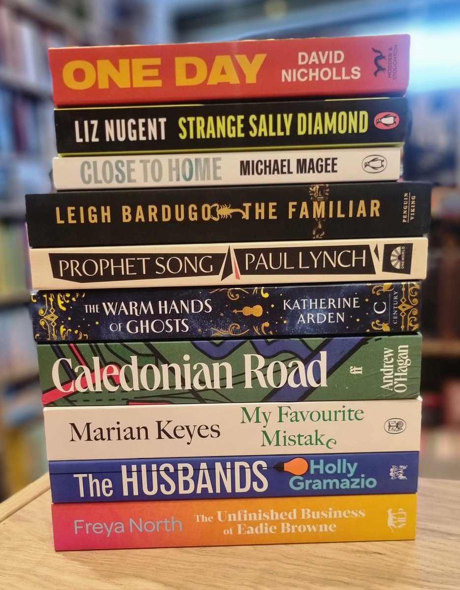 Thank you, everyone, for your support this week. Today was such a lovely, busy day. Thanks to all the Twitter (yes, I know it's X) visitors. Always so good to meet people in the flesh! This week's #TopTenBestsellingTitles is such a good stack. Enjoy the rest of your weekend x