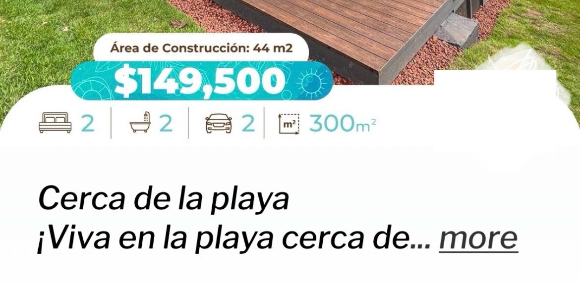 Hoy en la gentrificación en Costa Rica este “apartamento” de 44mts2 de construcción cerca de Playa Bejuco se vende por un precio de $149,500