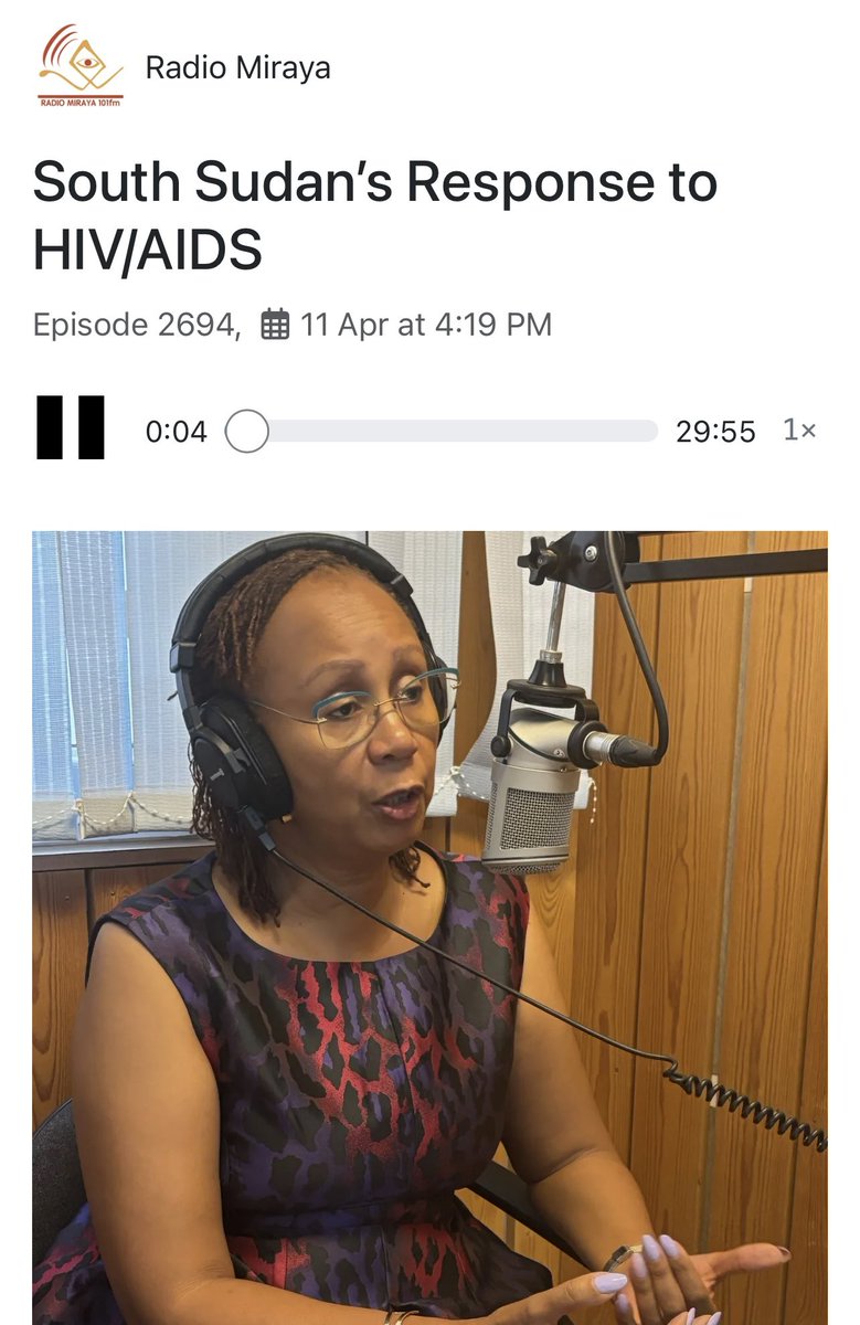 Listen to UNAIDS Director for the Eastern and Southern Africa Region @anneshongwe interview on @RadioMiraya on the HIV response in South Sudan 👉🏾 audioboom.com/posts/8489194-…