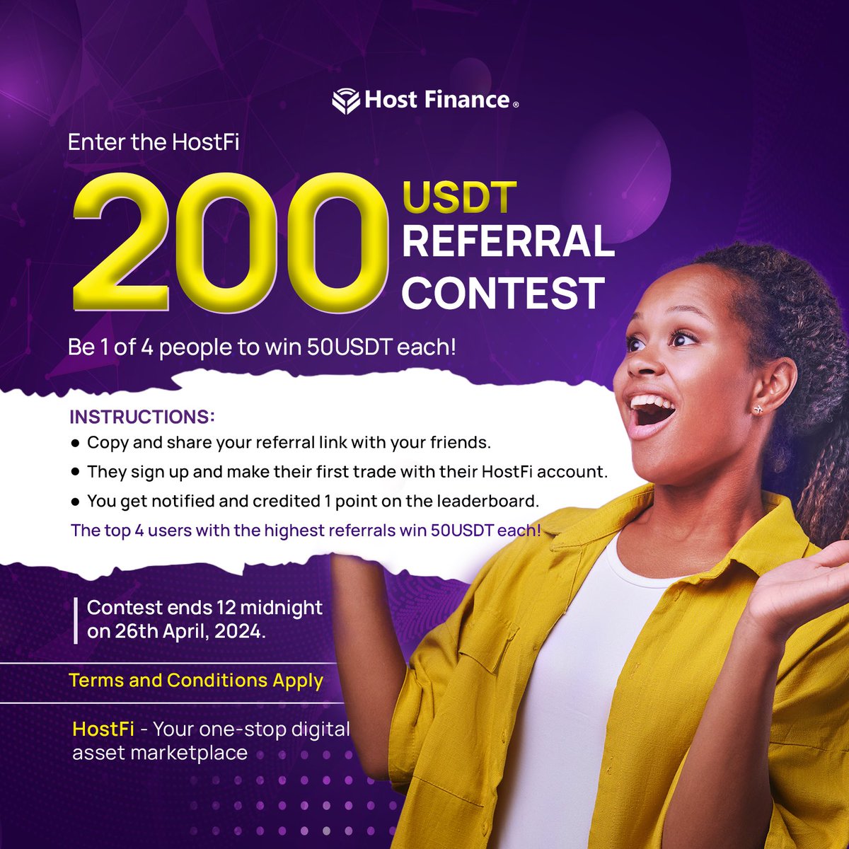 Good news! The HostFi Referral Contest has been extended!