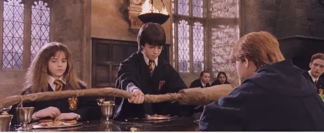 These 3 couldn’t work out what this was until they unwrapped it and went on to save the wizarding world. 

There’s hope for my child yet…