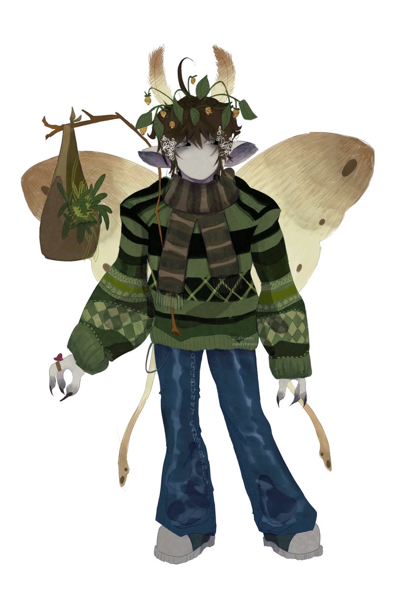 candybxnes's tweet photo. we'll be hanging til the lights are out || #oc #moth https://t.co/VHQ111R5IM