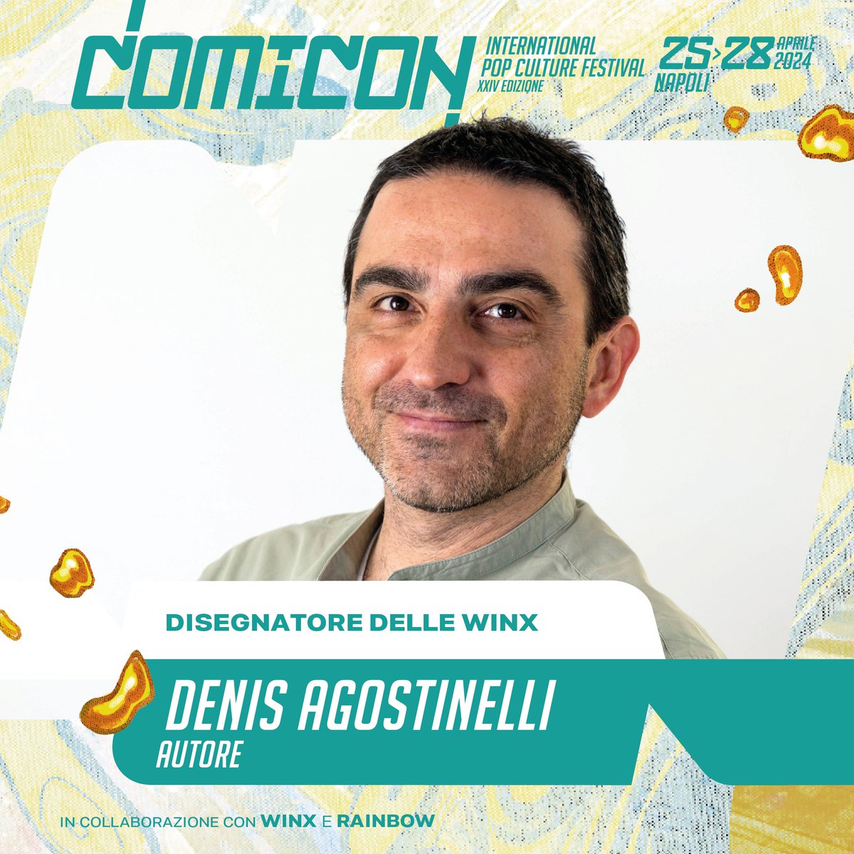 Continuiamo gli ospiti targati Winx Club con: - Paolo Frattesi - Denis Agostinelli #winxclub #winxcomicon #napolicomicon2024 #comicon2024