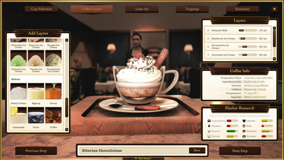 Espresso Tycoon is $9.99 on Steam bit.ly/3RsQDd0 Deck playable