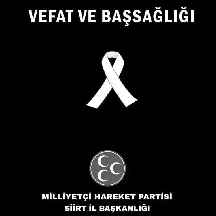 #Taziye Siirt Merkez 🔹 VAROL Halenze (Bağtepe Köyü) 🔹SEYHAN Ailelerinin taziyelerine katıldık. Vefat eden hemşehrilerimize Allah'tan rahmet yakınlarına baş sağlığı dileriz.