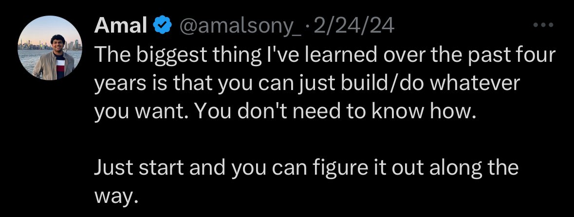 amalsony_'s tweet photo. It takes a long time to understand this but once you do, you can literally do anything you want https://t.co/N8qsyPWEHx