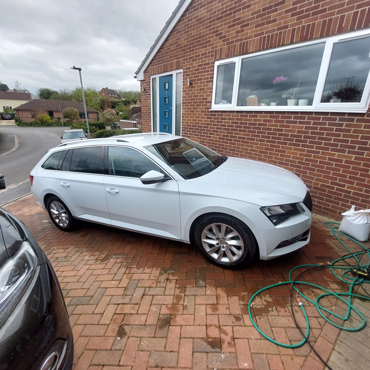 Had a great experience with this dealer but hate their stickers. Three of them on each car they sell (2 front wings and boot) so spent an enjoyable 15 mins removing them today. Also... have christened the car the White Whale, for obvious reasons...