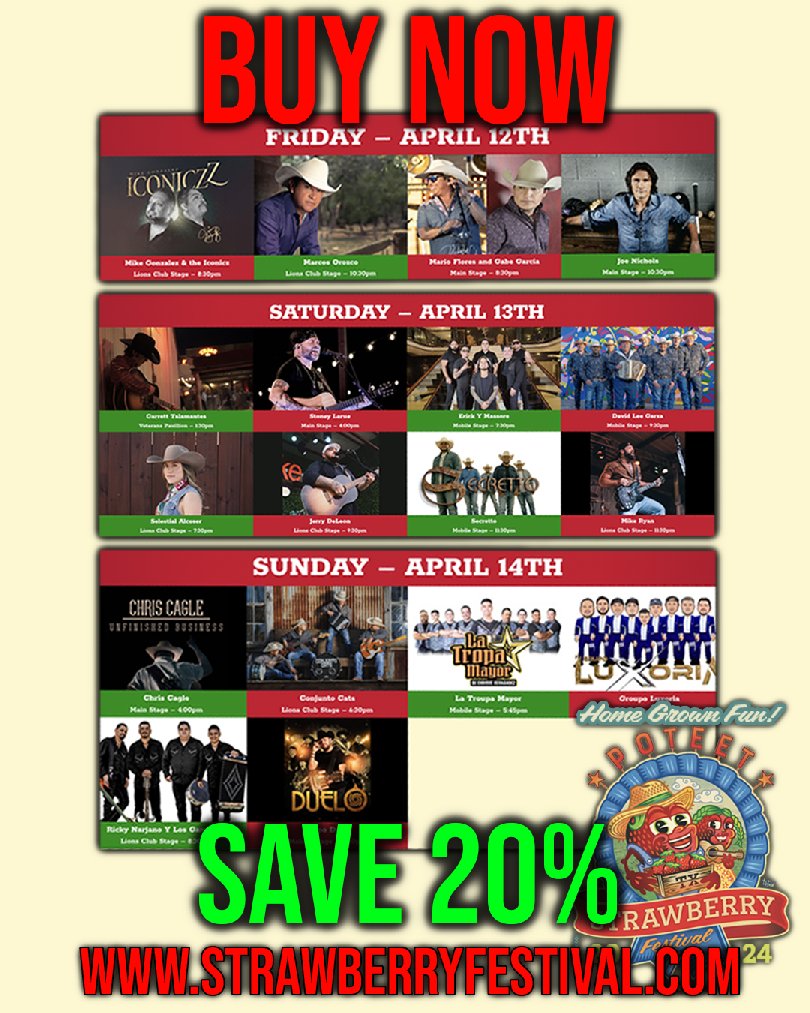 Poteet Strawberry Festival tweet media