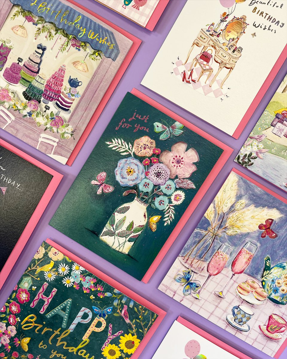 Indulge in the vibrant artistry of spring birthdays with the new Macaron Contemporary Art card range from @ClintonsTweet 💐 Elevate your gift-giving game with these unique pieces that capture the essence of the season. Celebrate in style and give the gift of artistic beauty. 🌷