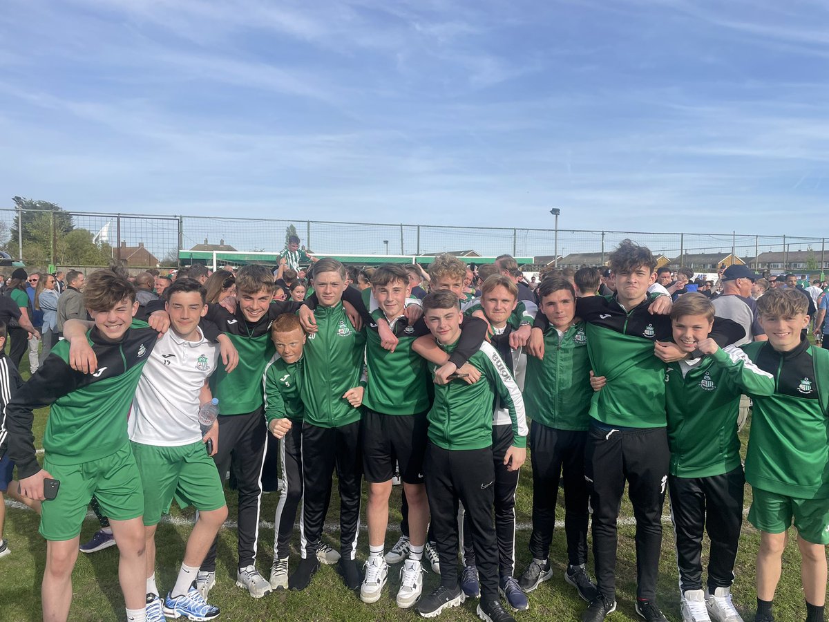 Another experience for the boys today. Love how the club have included the boys in big moments along the cup run.

Just a little village team playing at Wembley.